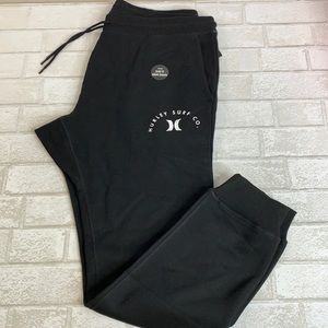 Hurley Slim Fit Jogger Pants, Black